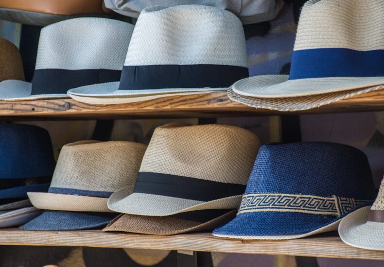 assorted-color fedora hat lot