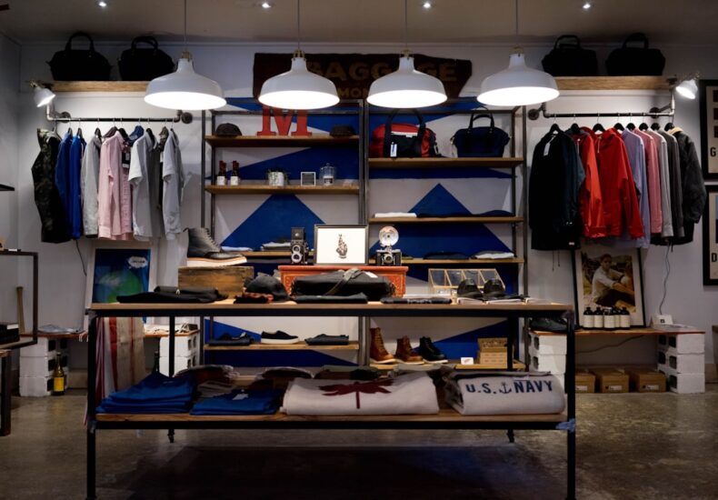 clothes store interior