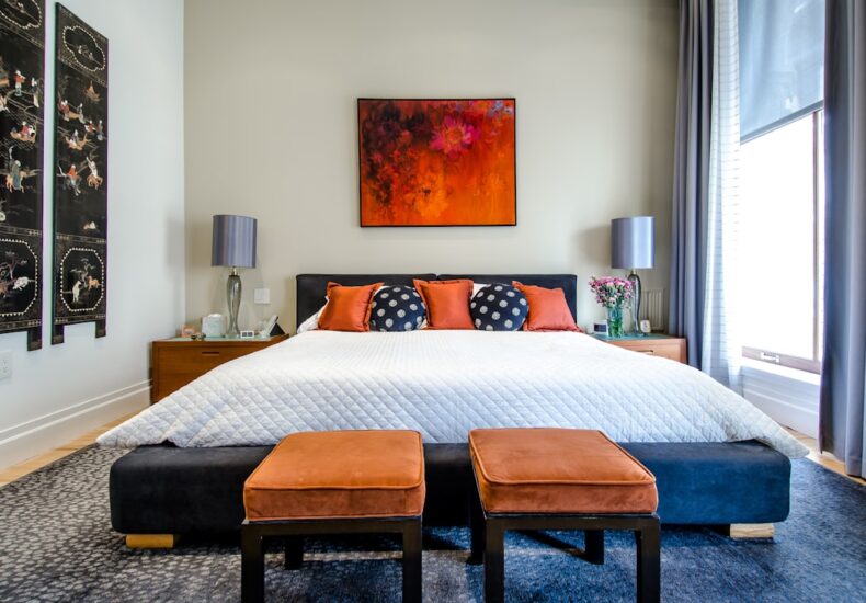 quilted white comforter