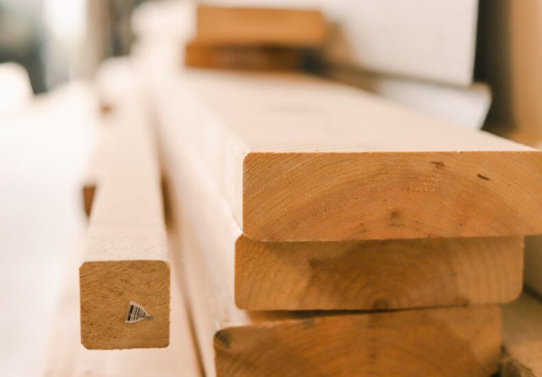 brown wooden blocks on white table