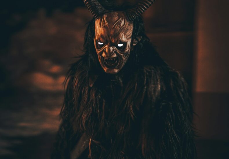 brown demon illustration