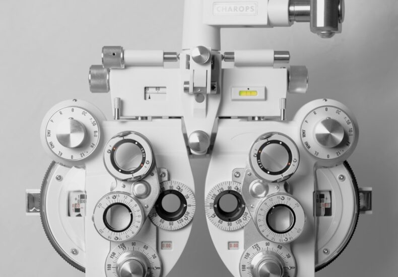 a close up of a pair of medical equipment