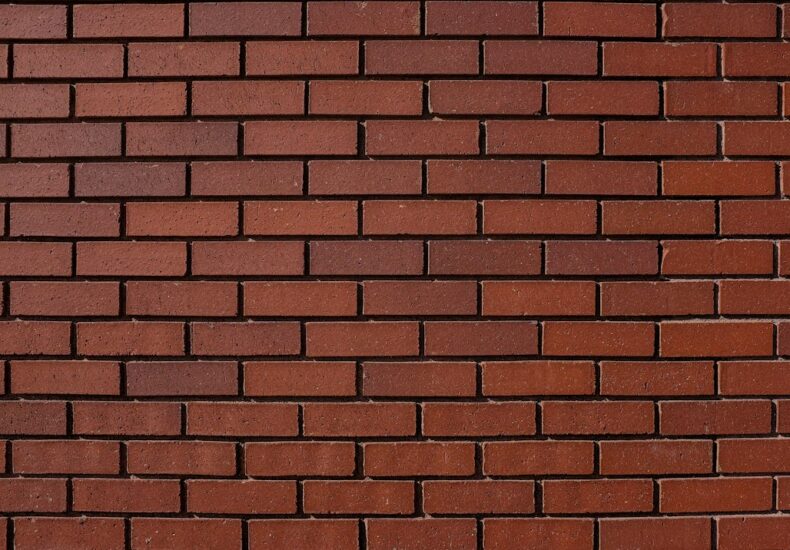 red bricks wall